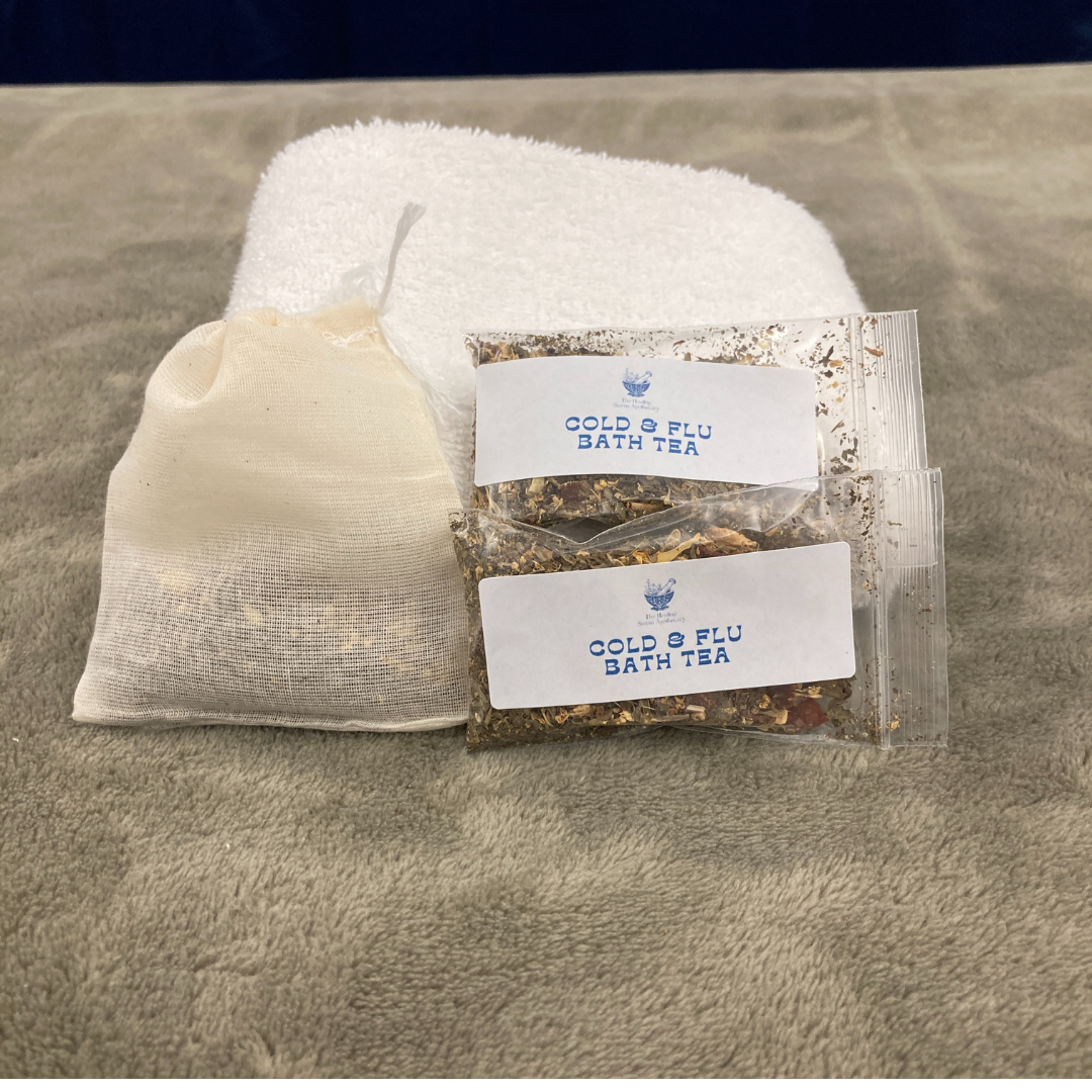 Organic Herbal Cold and Flu Bath Tea
