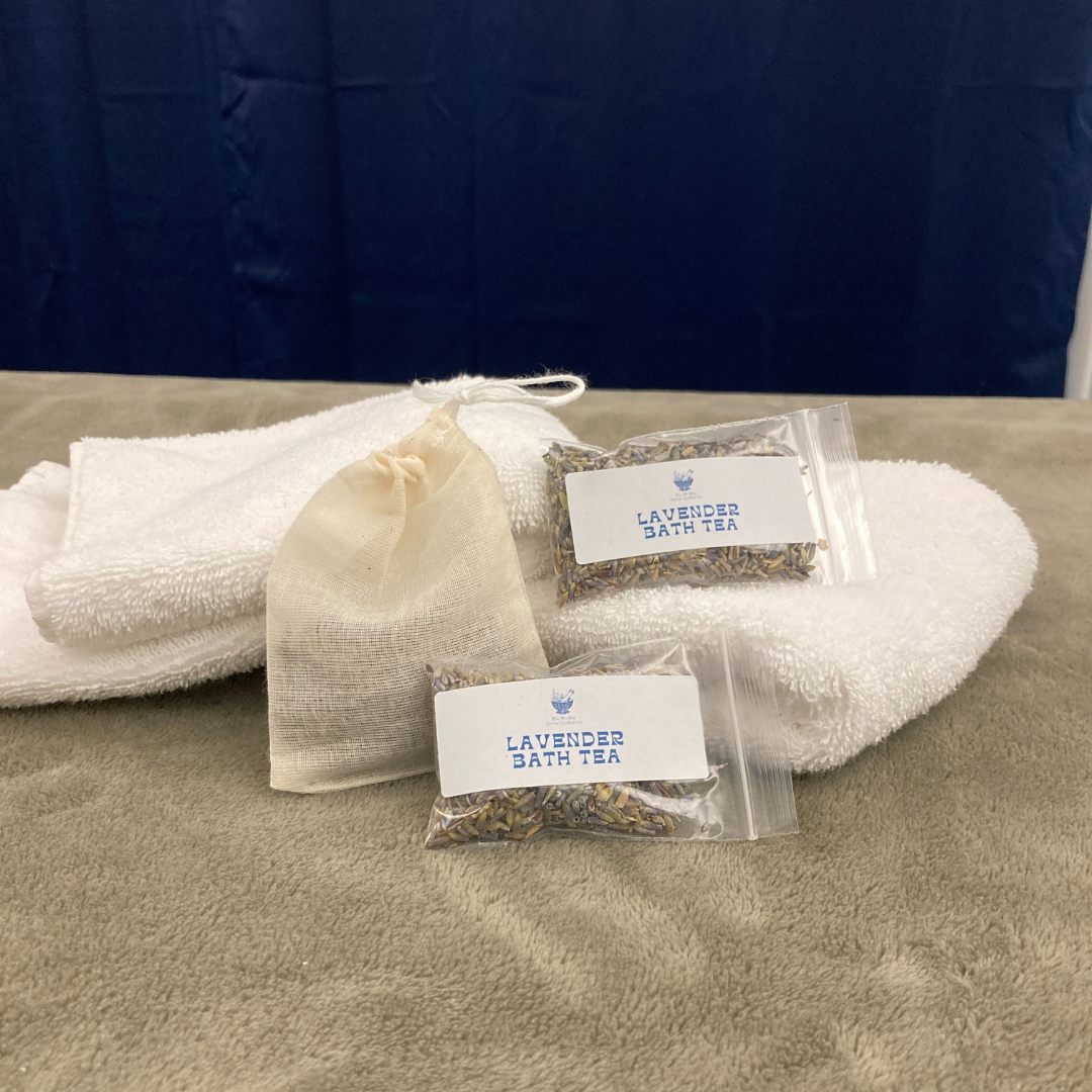 Organic Lavender Bath Tea Kit